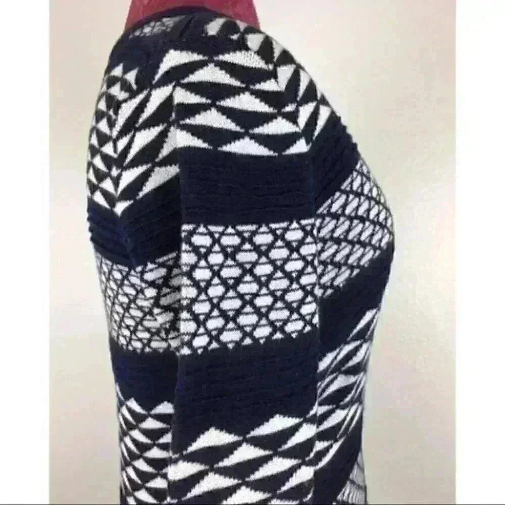 New Merona Cardigan Sweater Size Xs Geometric NWOT